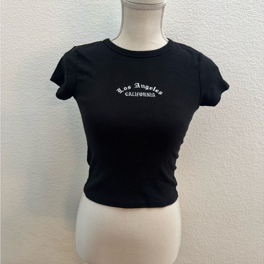Garage Black Los Angeles Baby Tee
